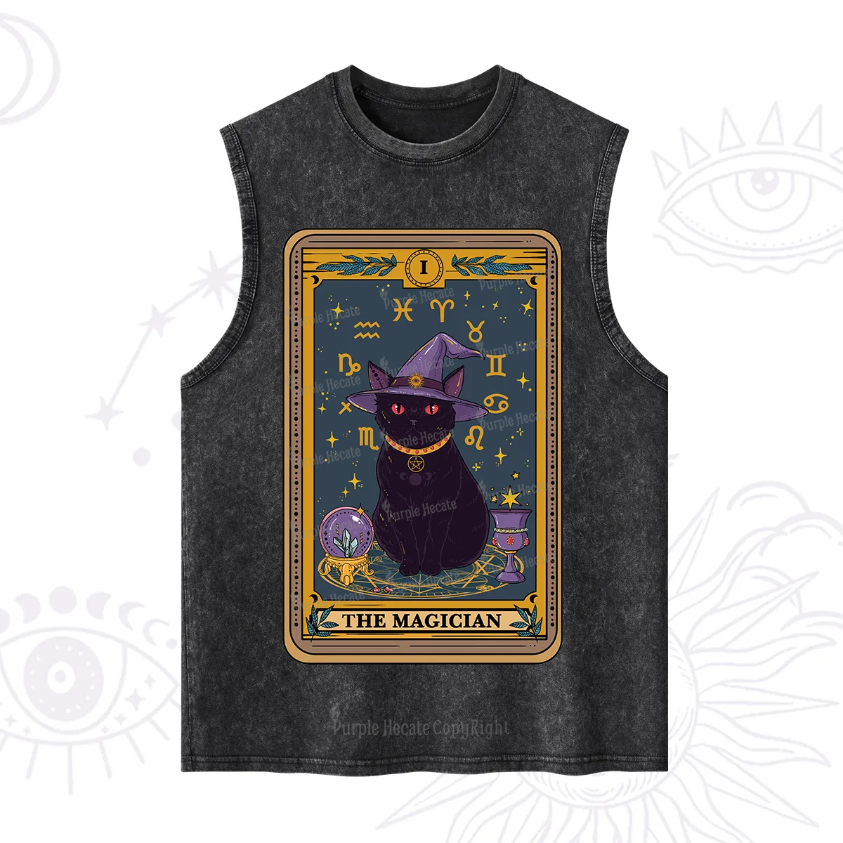 Purplehecate The Magician Tarot Washed Tank