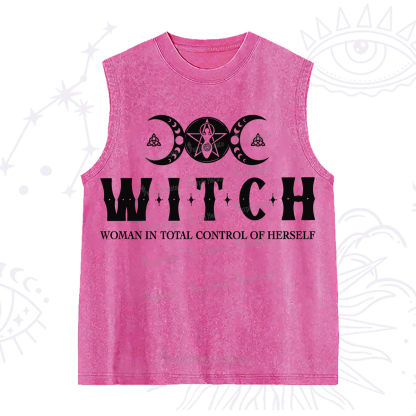 Purplehecate Hecate Woman in Total Control of Herself Washed Tank