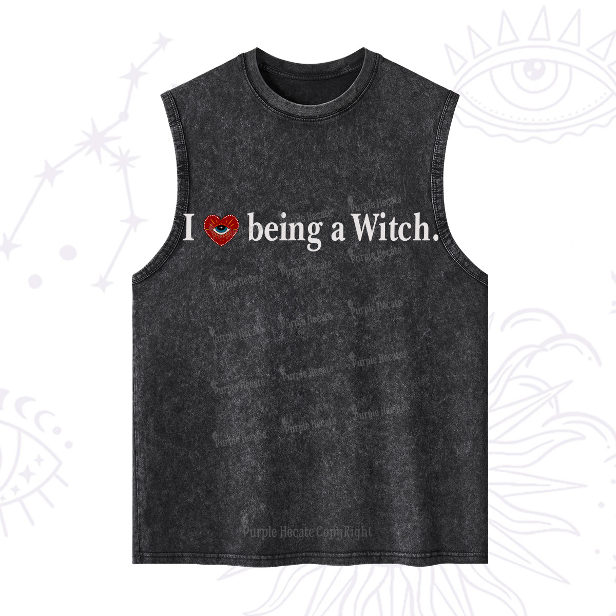 Purplehecate I Being A Witch Washed Tank