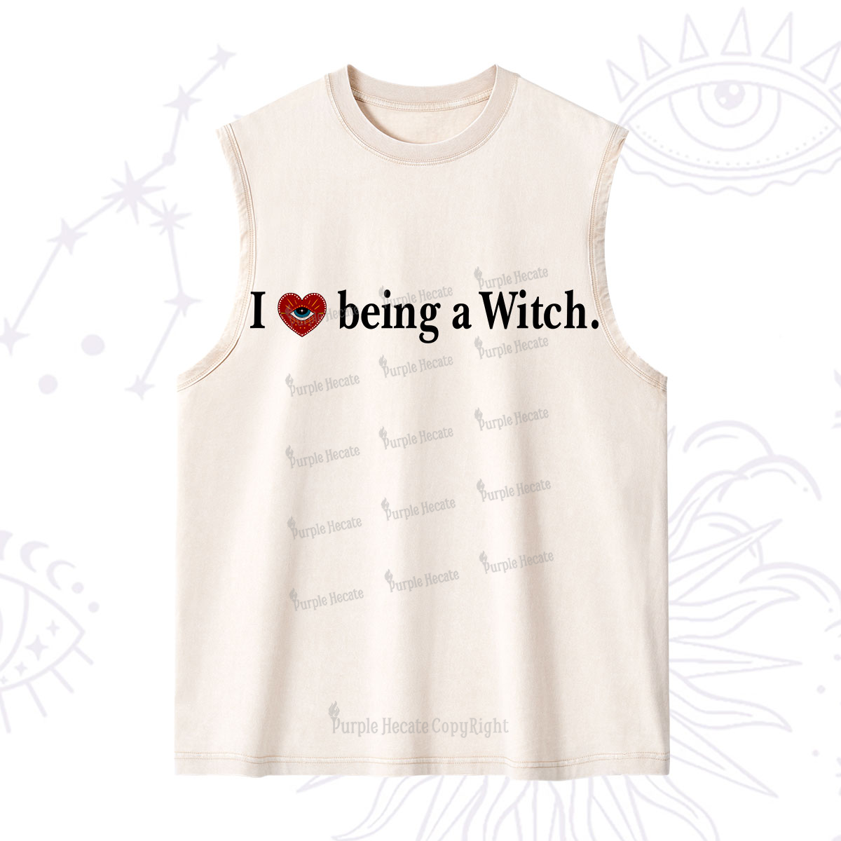 Purplehecate I Being A Witch Washed Tank