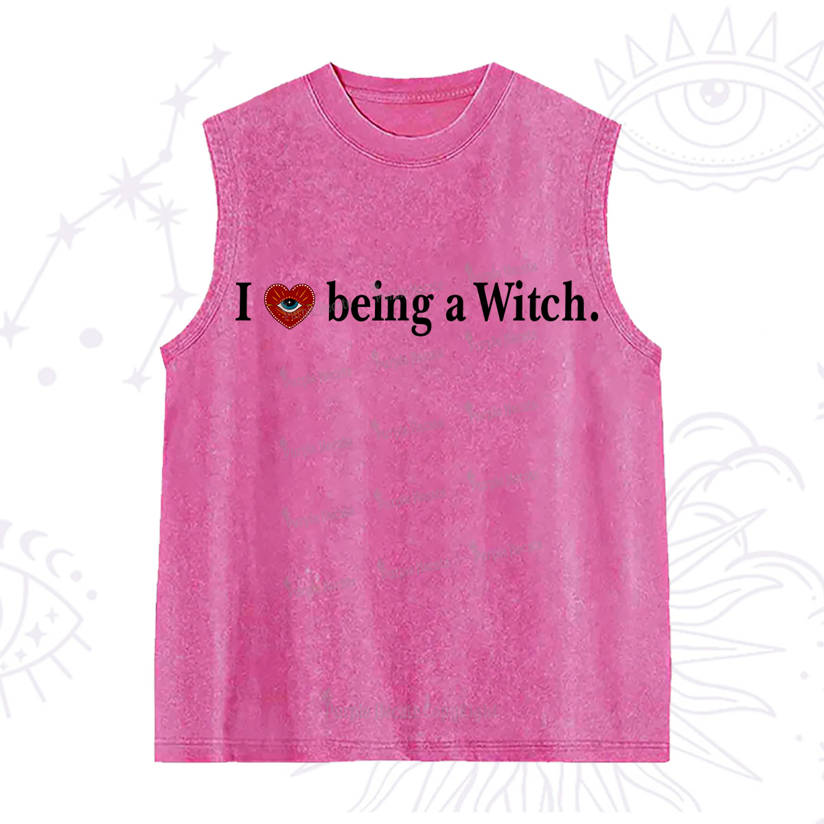 Purplehecate I Being A Witch Washed Tank