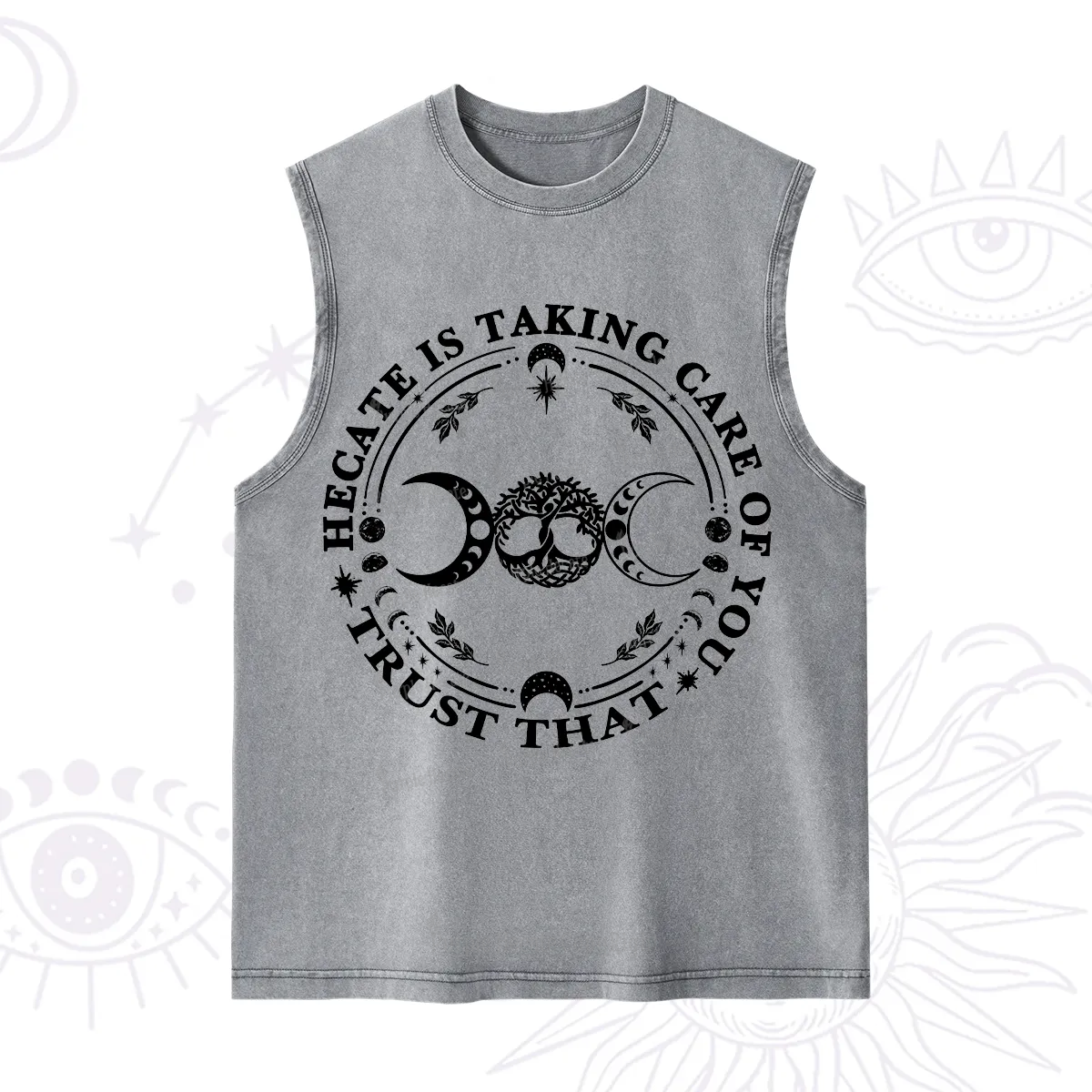 Purplehecate Hecate Is Taking Care Of You Washed Tank