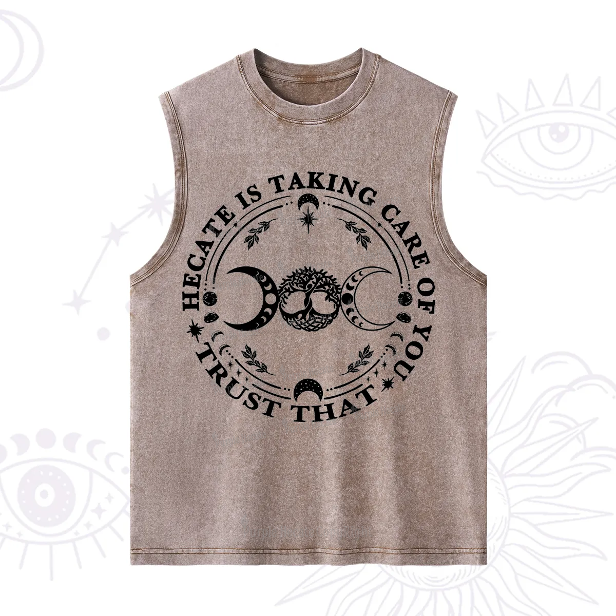 Purplehecate Hecate Is Taking Care Of You Washed Tank