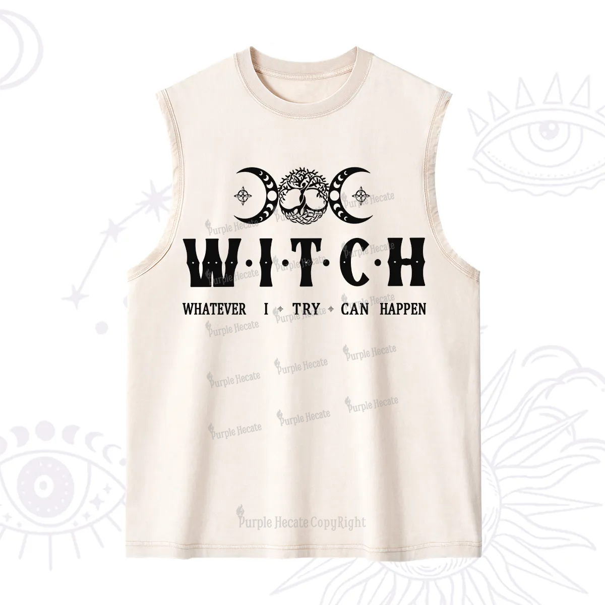 Purplehecate What I Try Can Happen Washed Tank