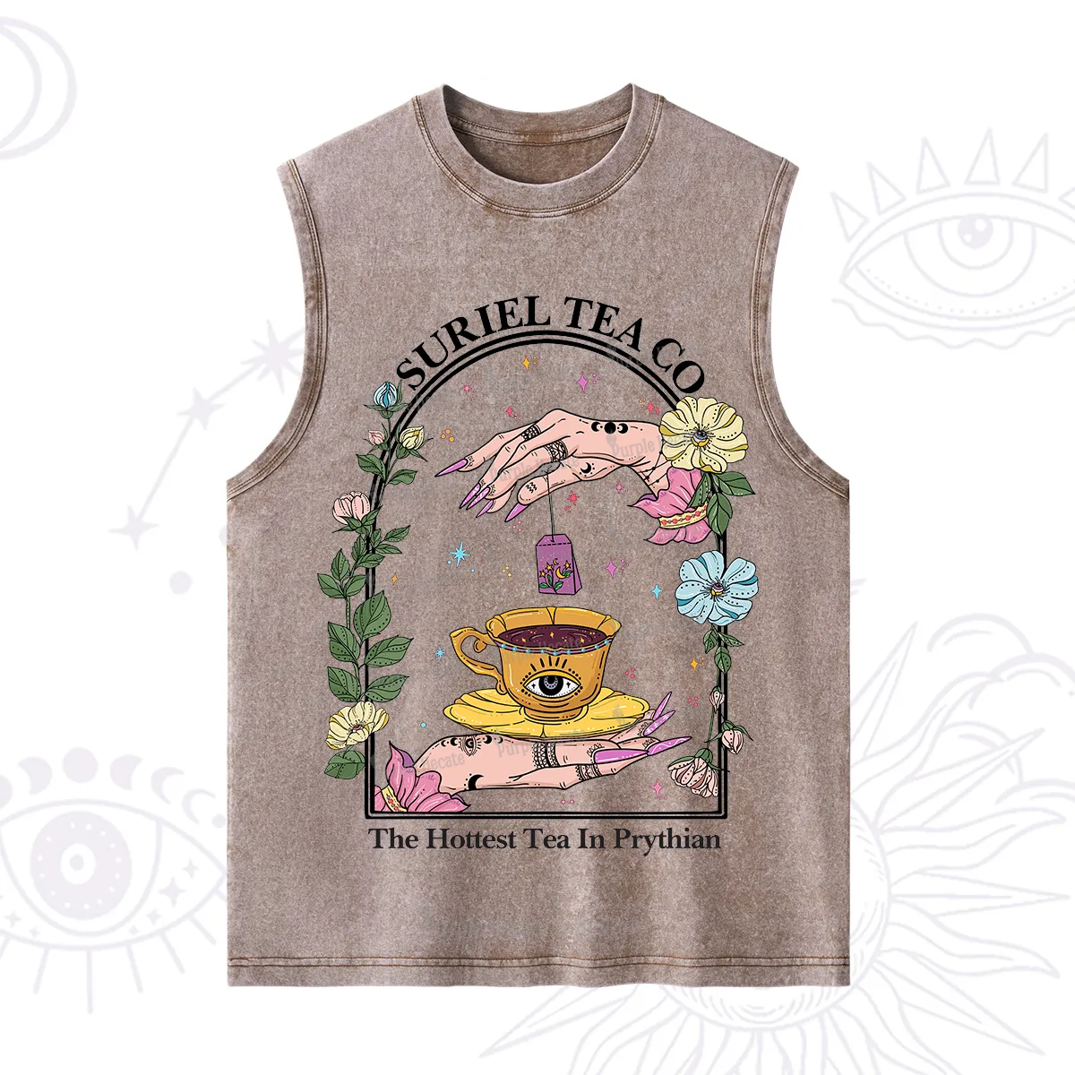 Purplehecate The Hottest Tea in Prythian Washed Tank