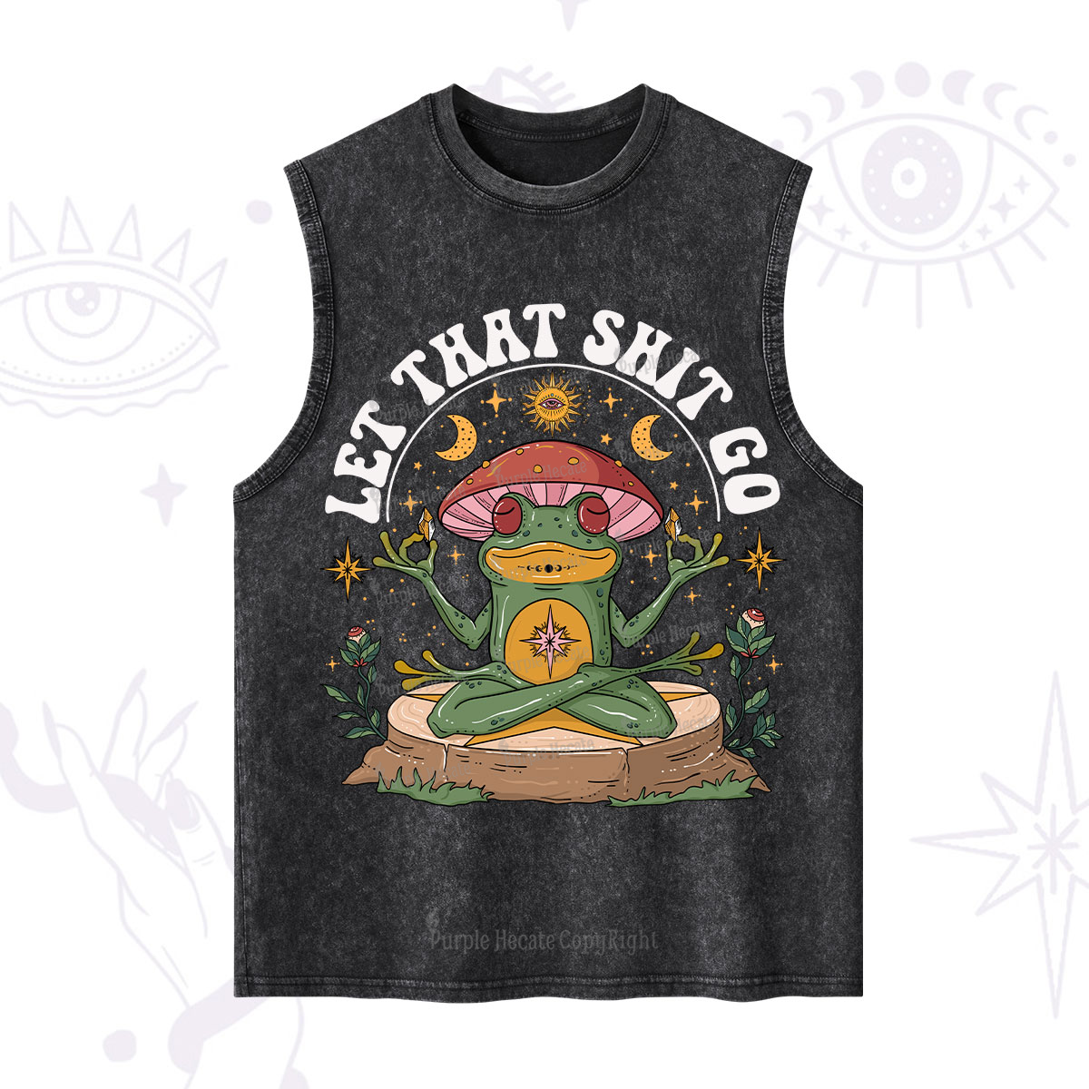 Purplehecate Let That Shit Go Washed Tank