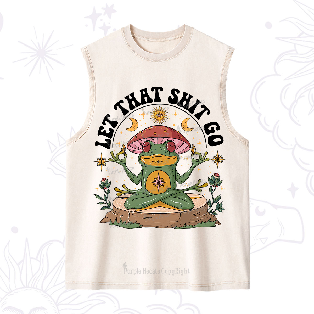 Purplehecate Let That Shit Go Washed Tank