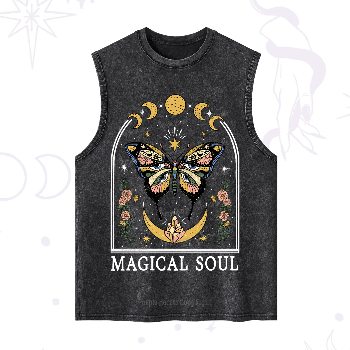 Purplehecate Magical Soul Washed Tank