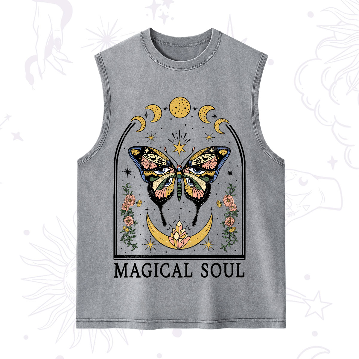 Purplehecate Magical Soul Washed Tank