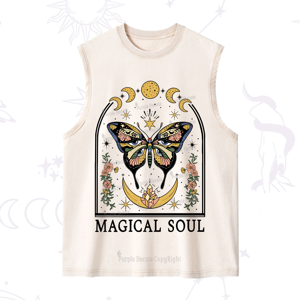 Purplehecate Magical Soul Washed Tank
