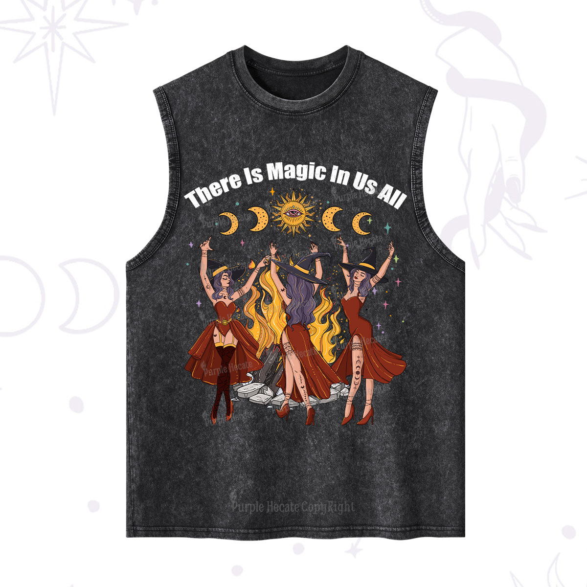 Purplehecate There Is Magic In Us All Washed Tank