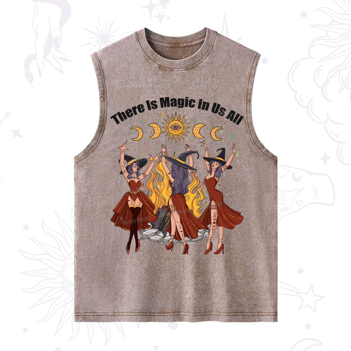 Purplehecate There Is Magic In Us All Washed Tank