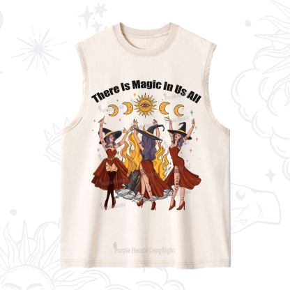 Purplehecate There Is Magic In Us All Washed Tank