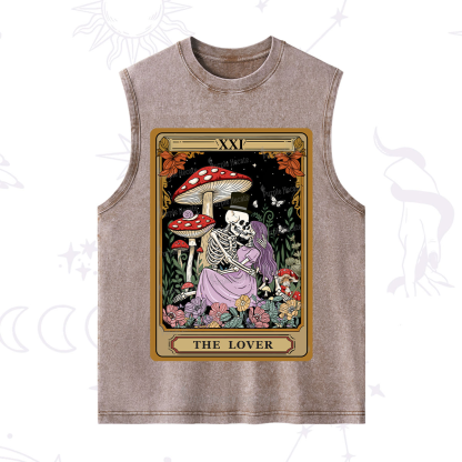 Purplehecate The Vintage Lover Tarot Washed Tank