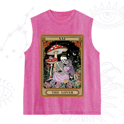 Purplehecate The Vintage Lover Tarot Washed Tank