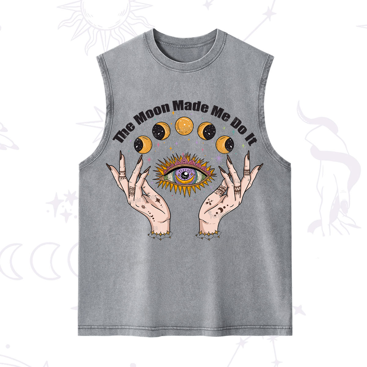 Purplehecate The Moon Made Me Do It Washed Tank