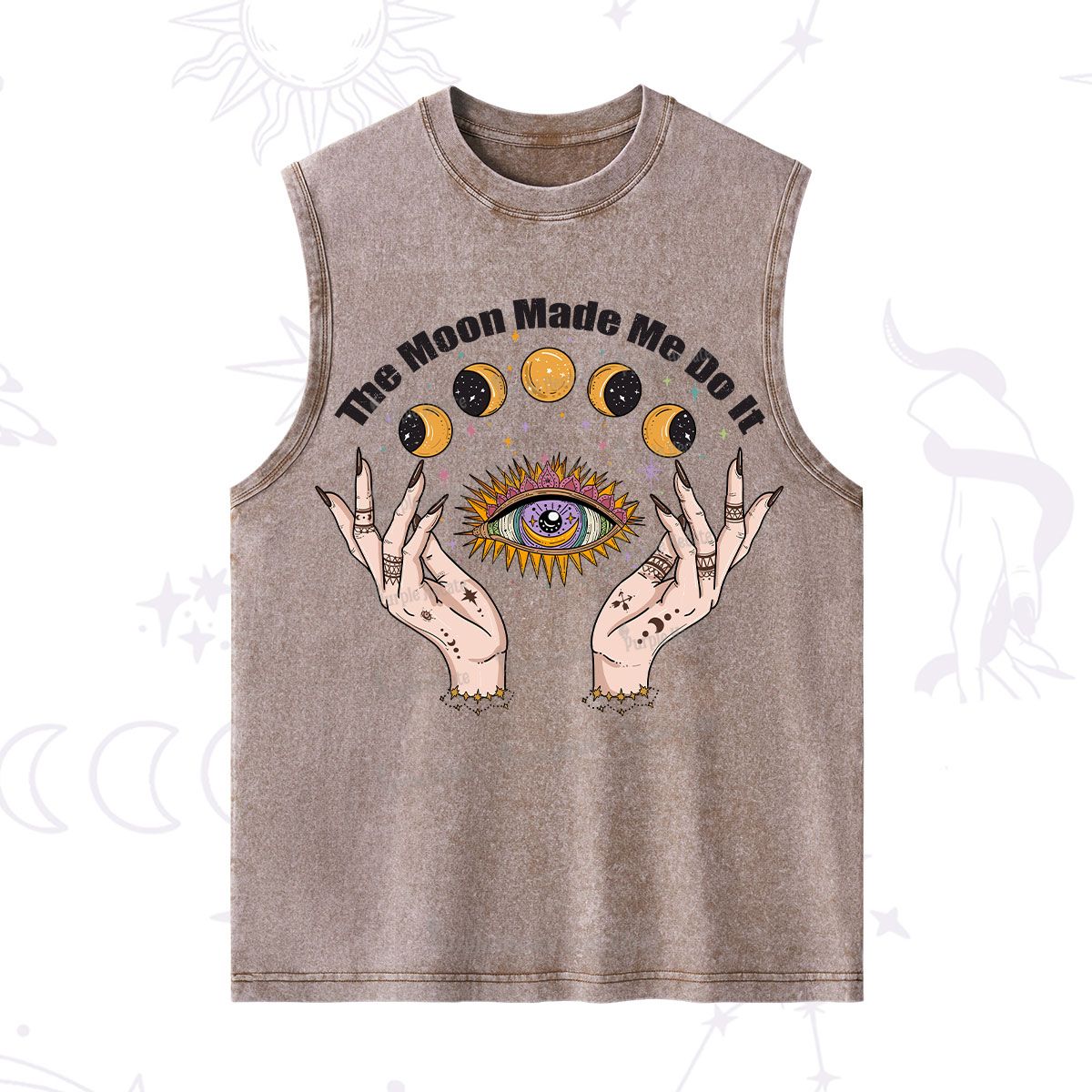 Purplehecate The Moon Made Me Do It Washed Tank
