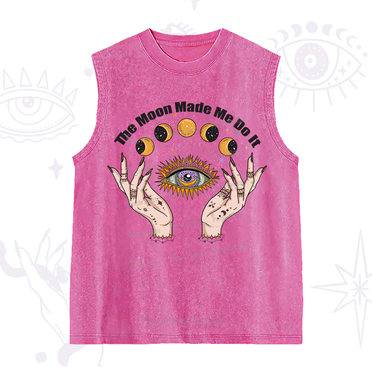 Purplehecate The Moon Made Me Do It Washed Tank