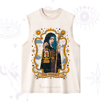 Purplehecate The Hermit Goddess Washed Tank