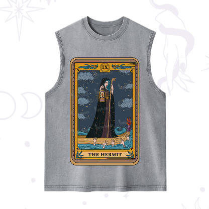 Purplehecate The Hermit Goddess Tarot Washed Tank