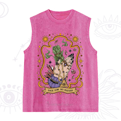 Purplehecate Sage For My Haters Washed Tank