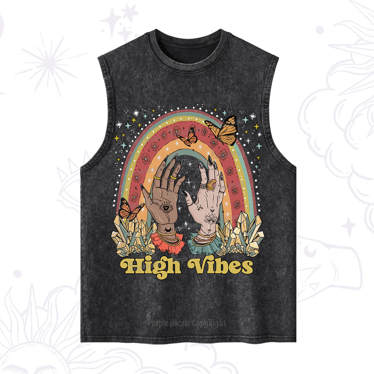 Purplehecate High Vibes Washed Tank