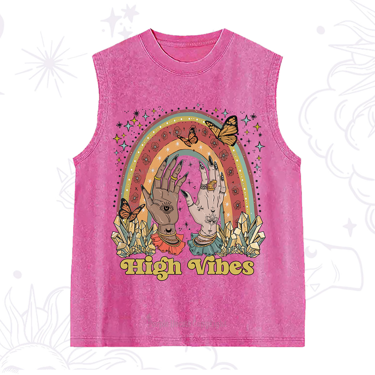 Purplehecate High Vibes Washed Tank