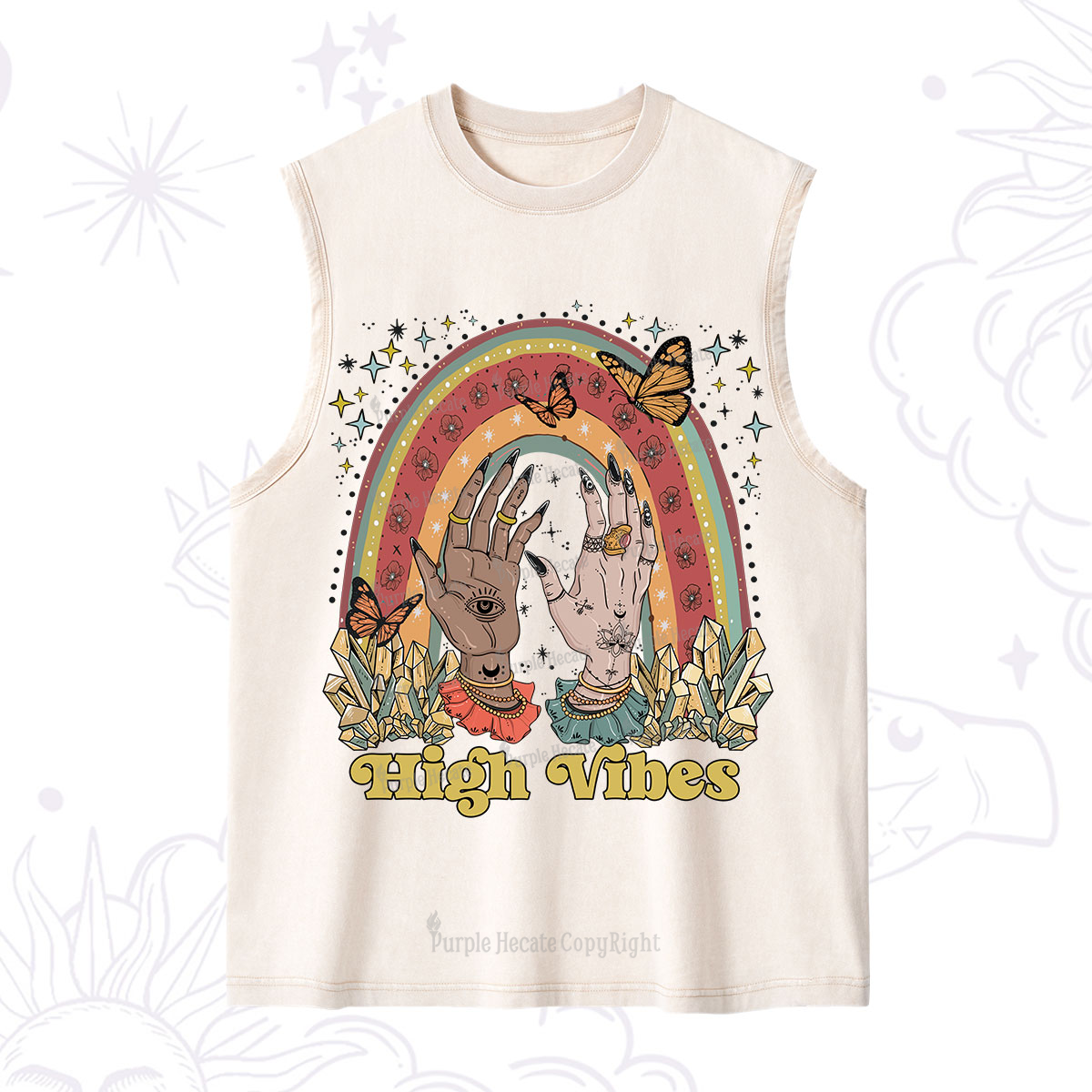 Purplehecate High Vibes Washed Tank