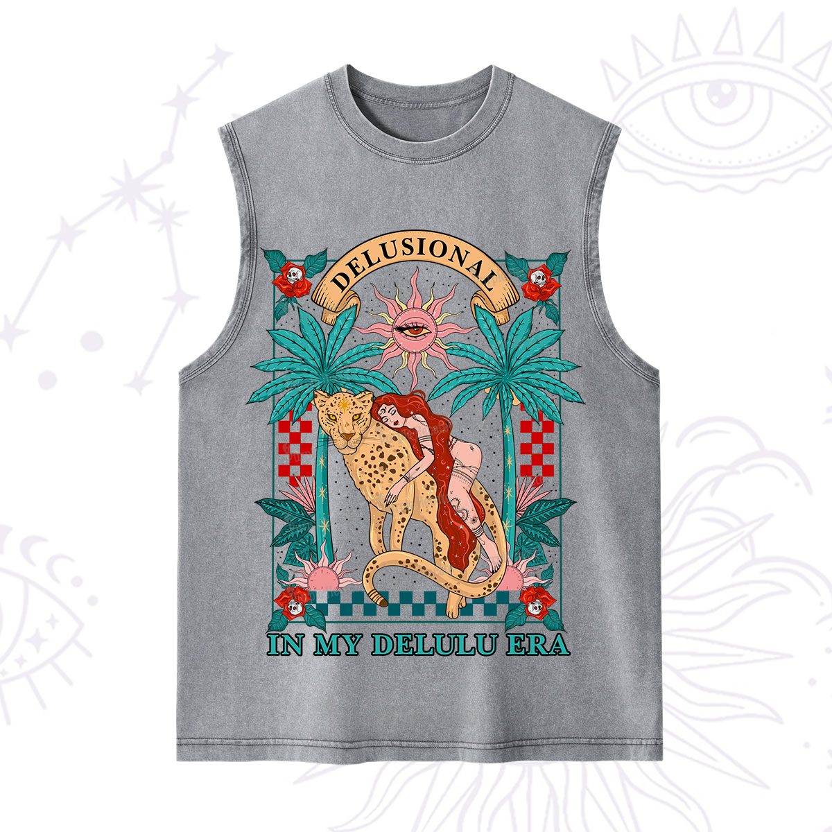 Purplehecate In My Delulu Era Washed Tank