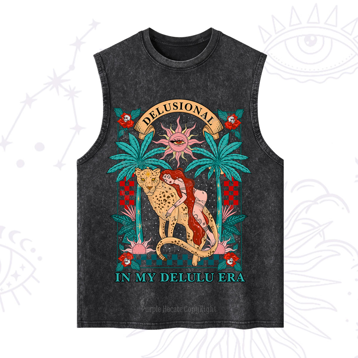 Purplehecate In My Delulu Era Washed Tank