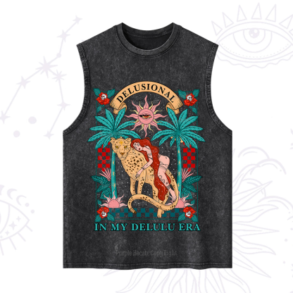 Purplehecate In My Delulu Era Washed Tank