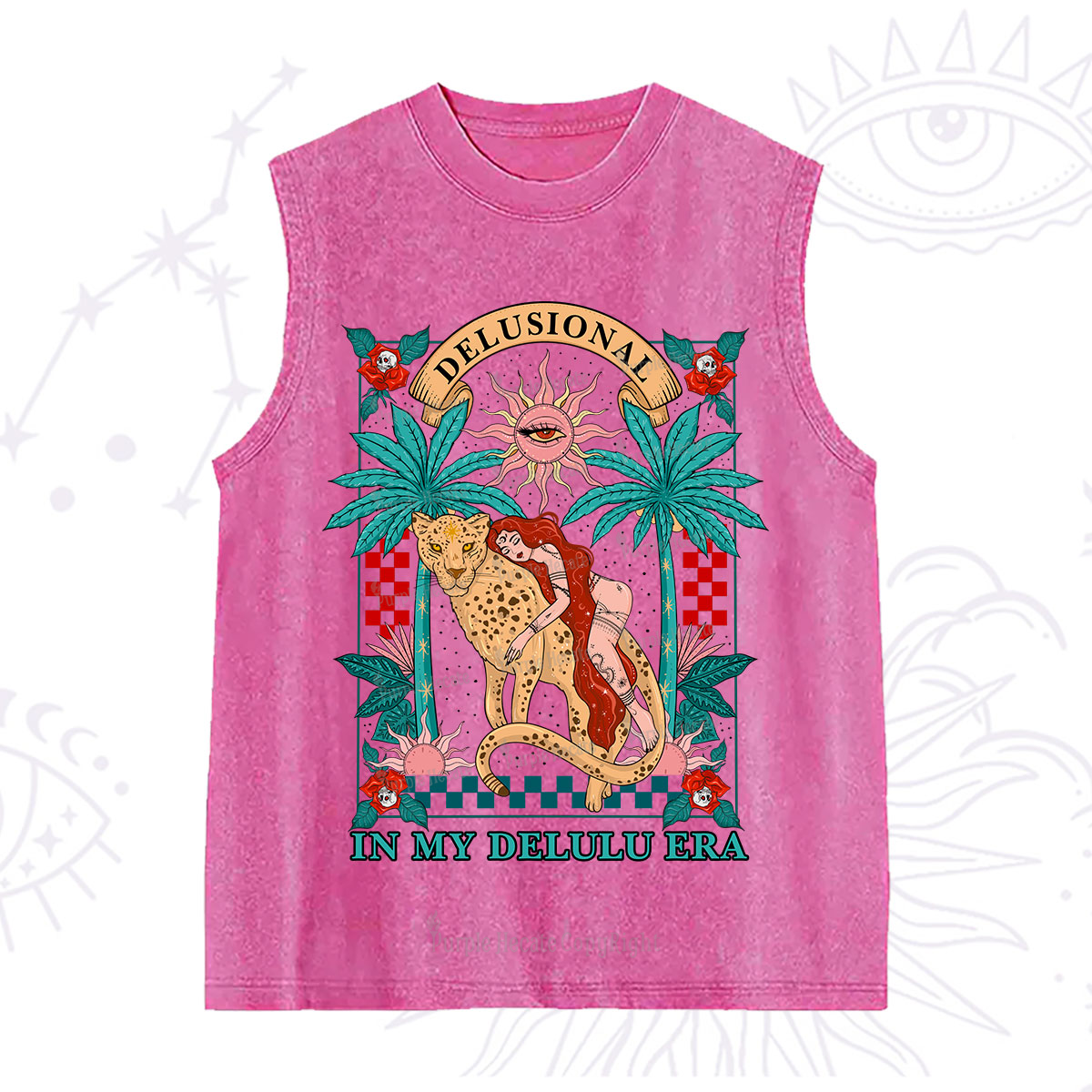 Purplehecate In My Delulu Era Washed Tank