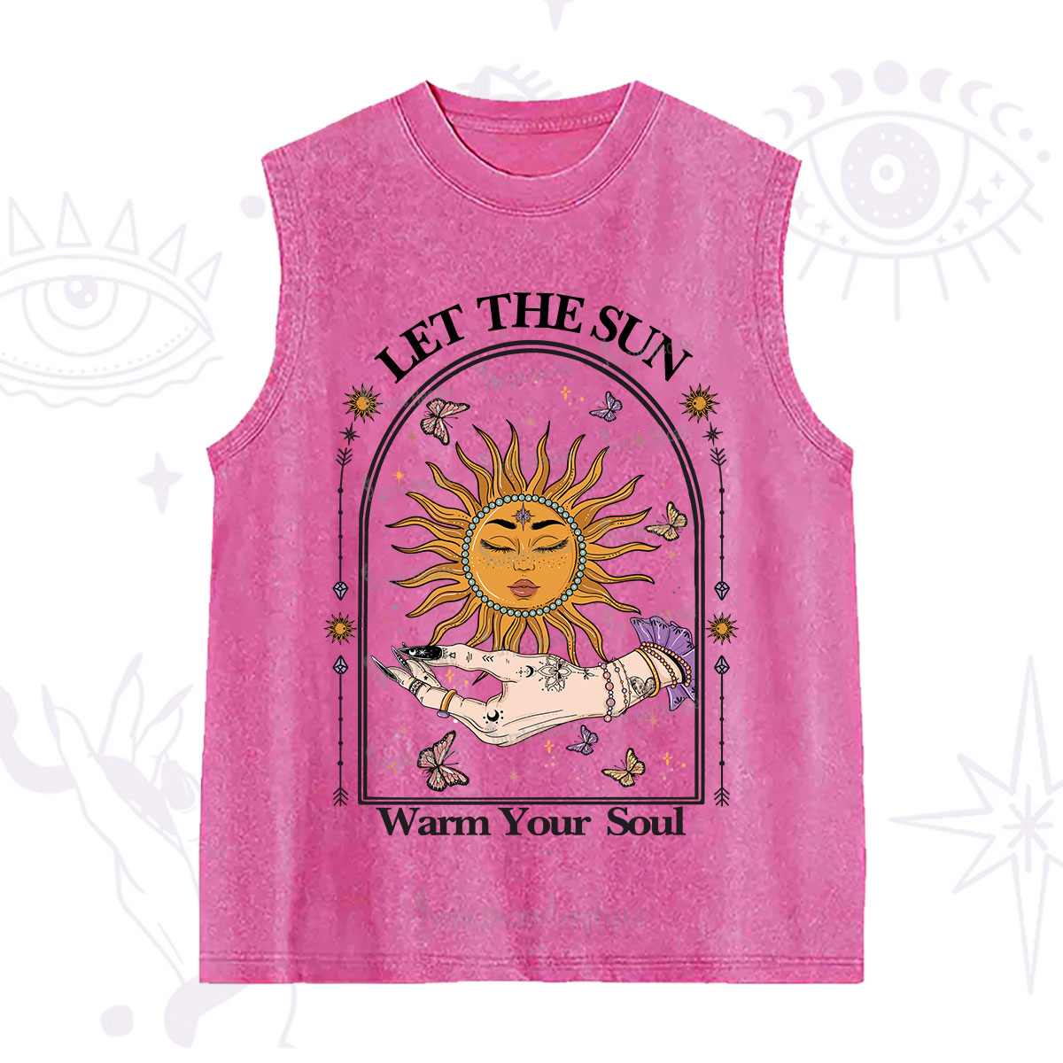 Purplehecate Let The Sun Warm Your Soul Washed Tank