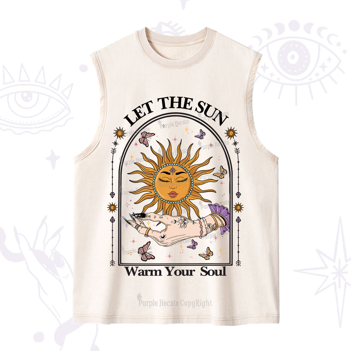 Purplehecate Let The Sun Warm Your Soul Washed Tank