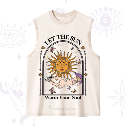 Purplehecate Let The Sun Warm Your Soul Washed Tank