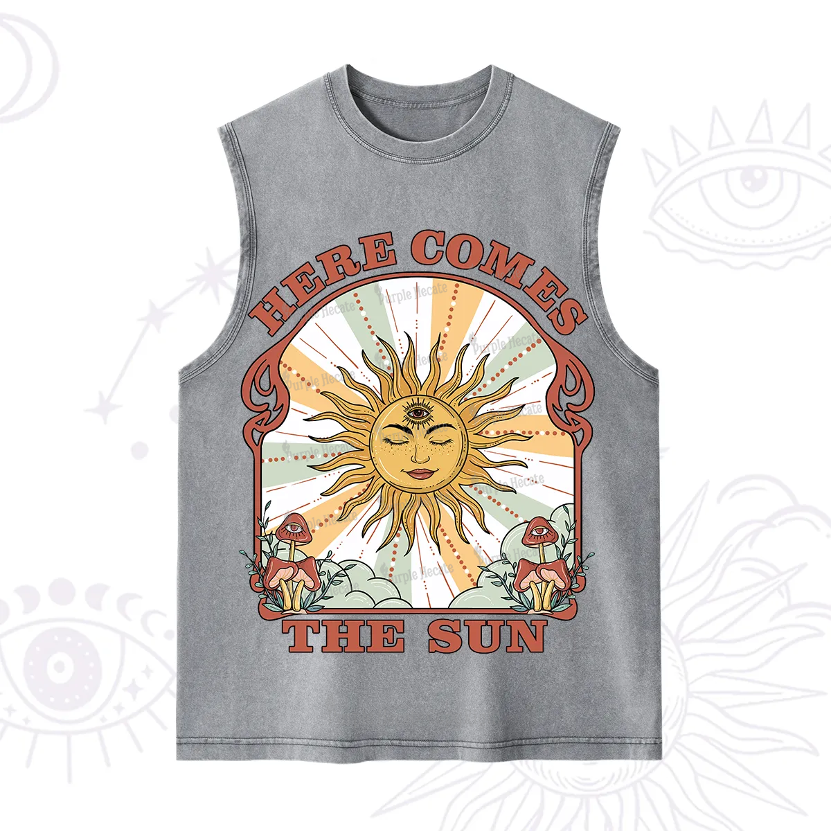 PurplehecateHere Comes The Sun Washed Tank
