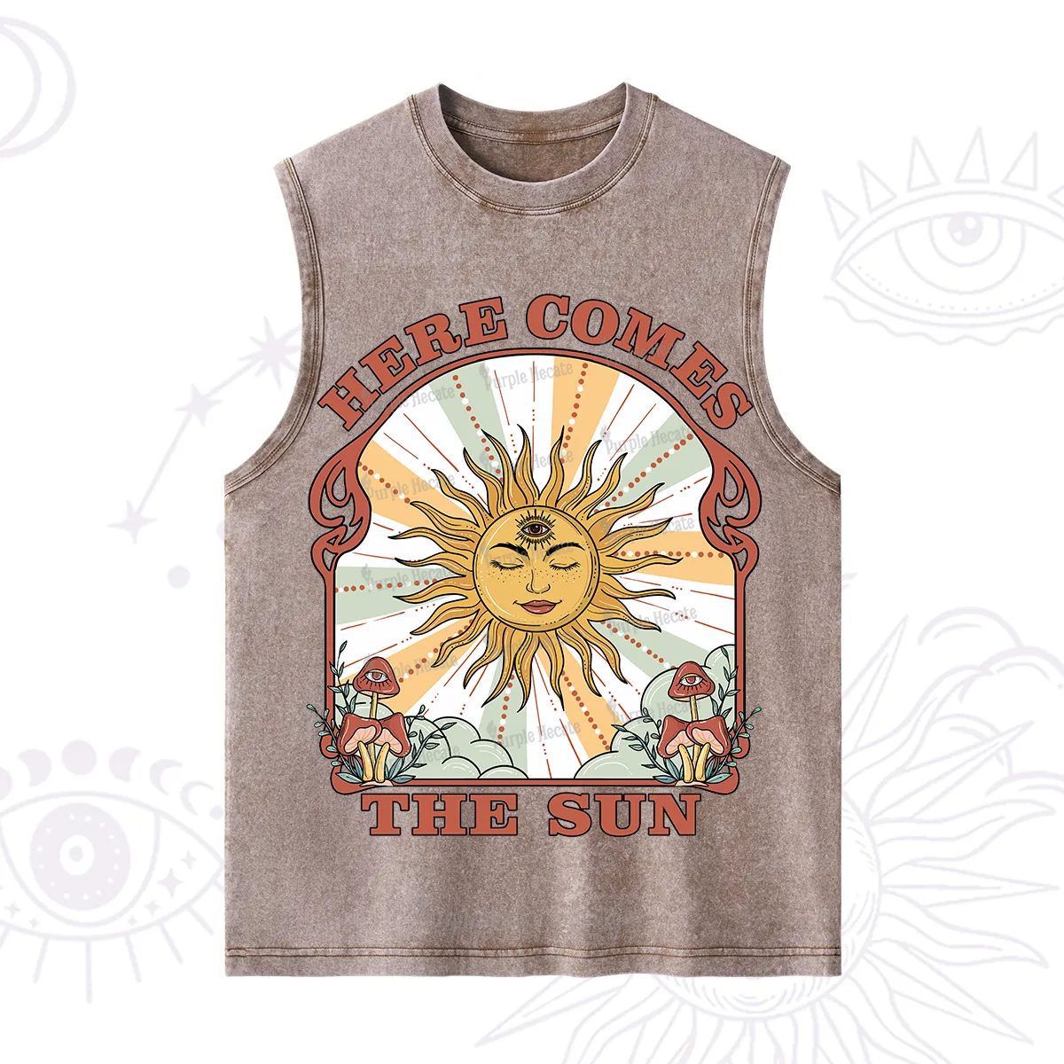 PurplehecateHere Comes The Sun Washed Tank
