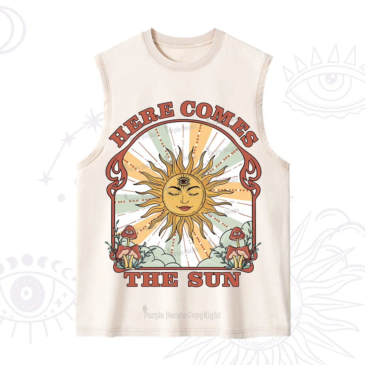 PurplehecateHere Comes The Sun Washed Tank