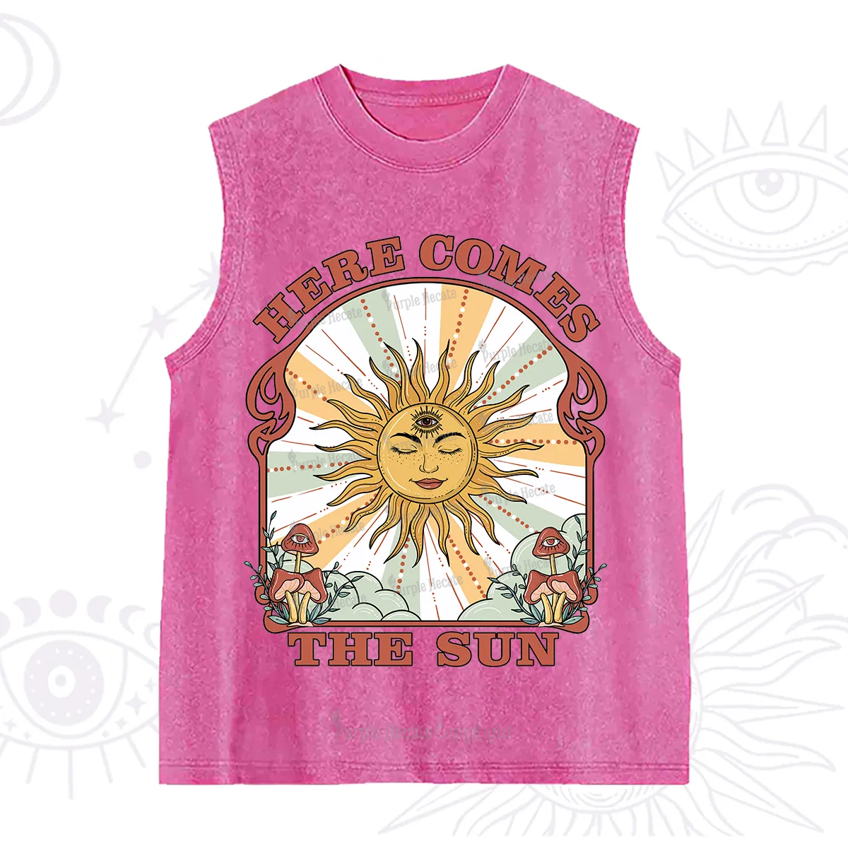 PurplehecateHere Comes The Sun Washed Tank
