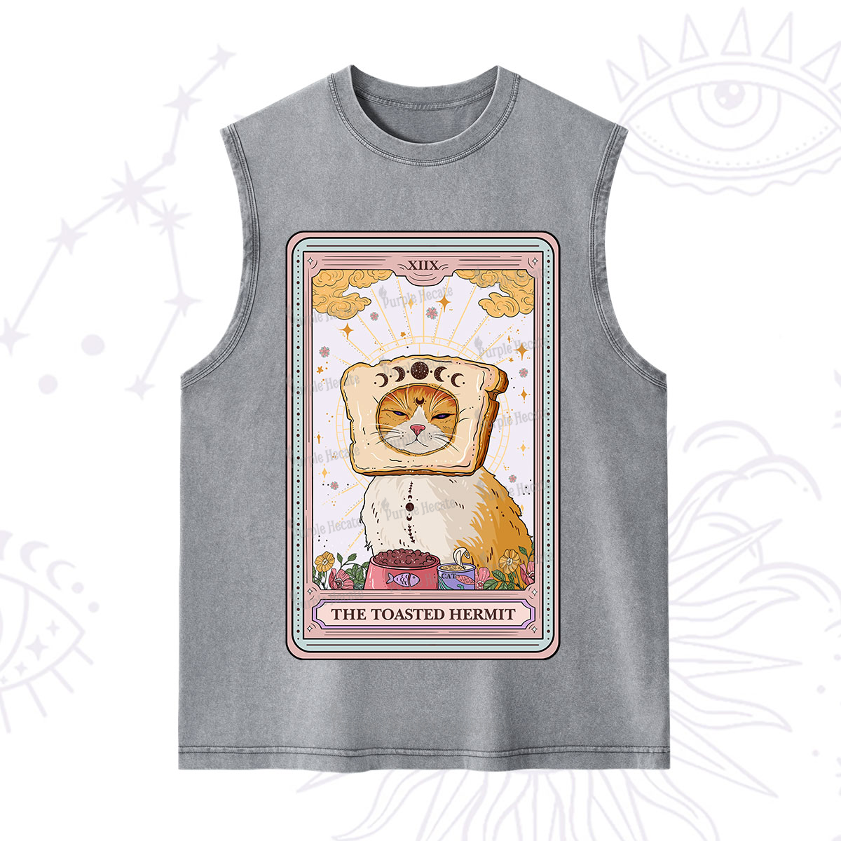 Purplehecate The Toasted Hermit Tarot Washed Tank