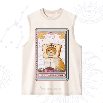 Purplehecate The Toasted Hermit Tarot Washed Tank