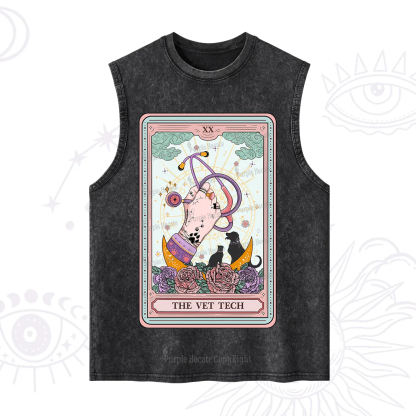 Purplehecate The Vet Tech Tarot Washed Tank