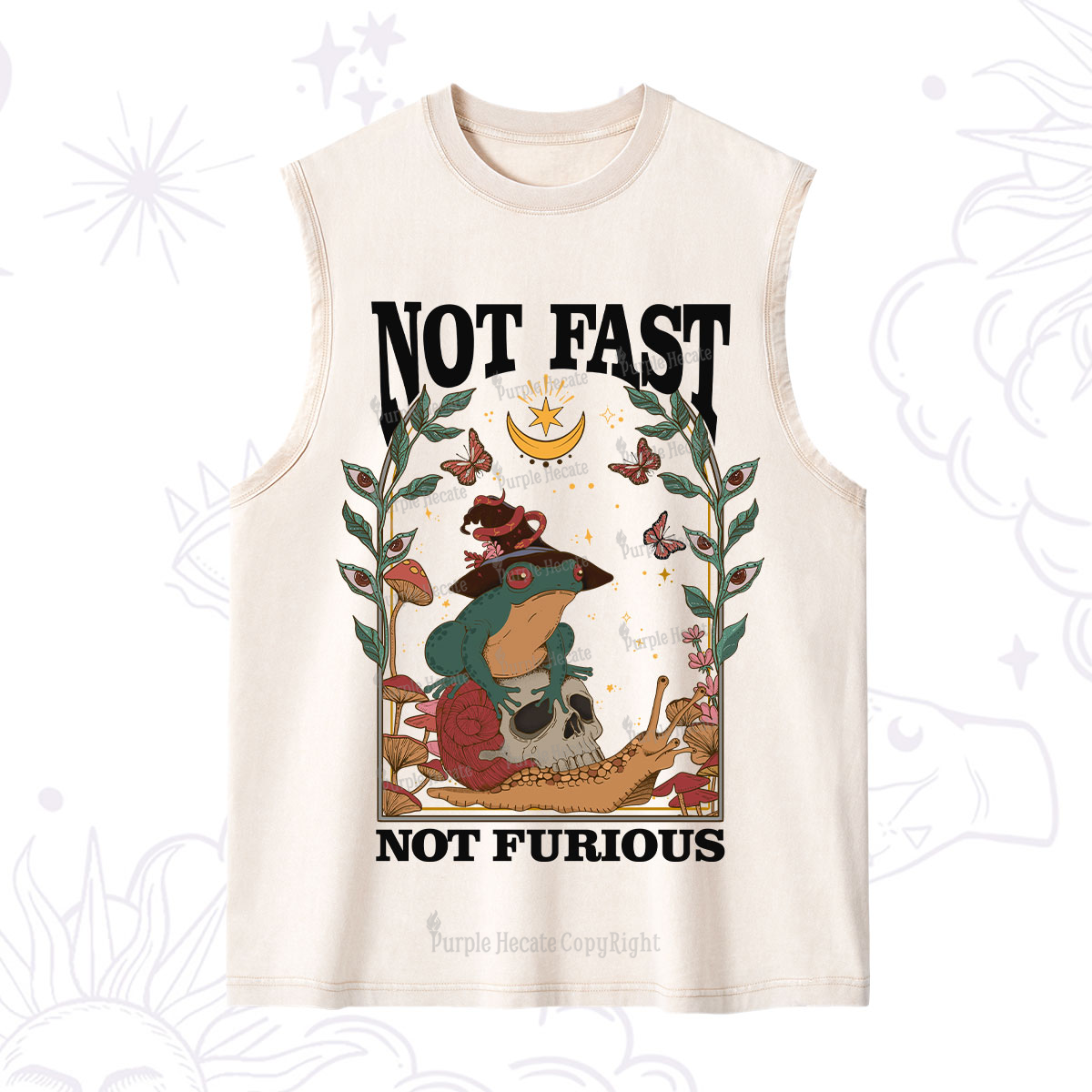 Purplehecate Not Fast Not Furious Washed Tank