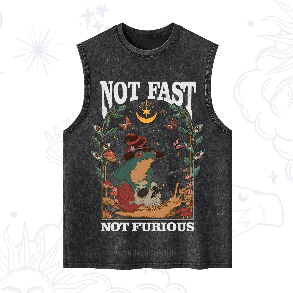 Purplehecate Not Fast Not Furious Washed Tank
