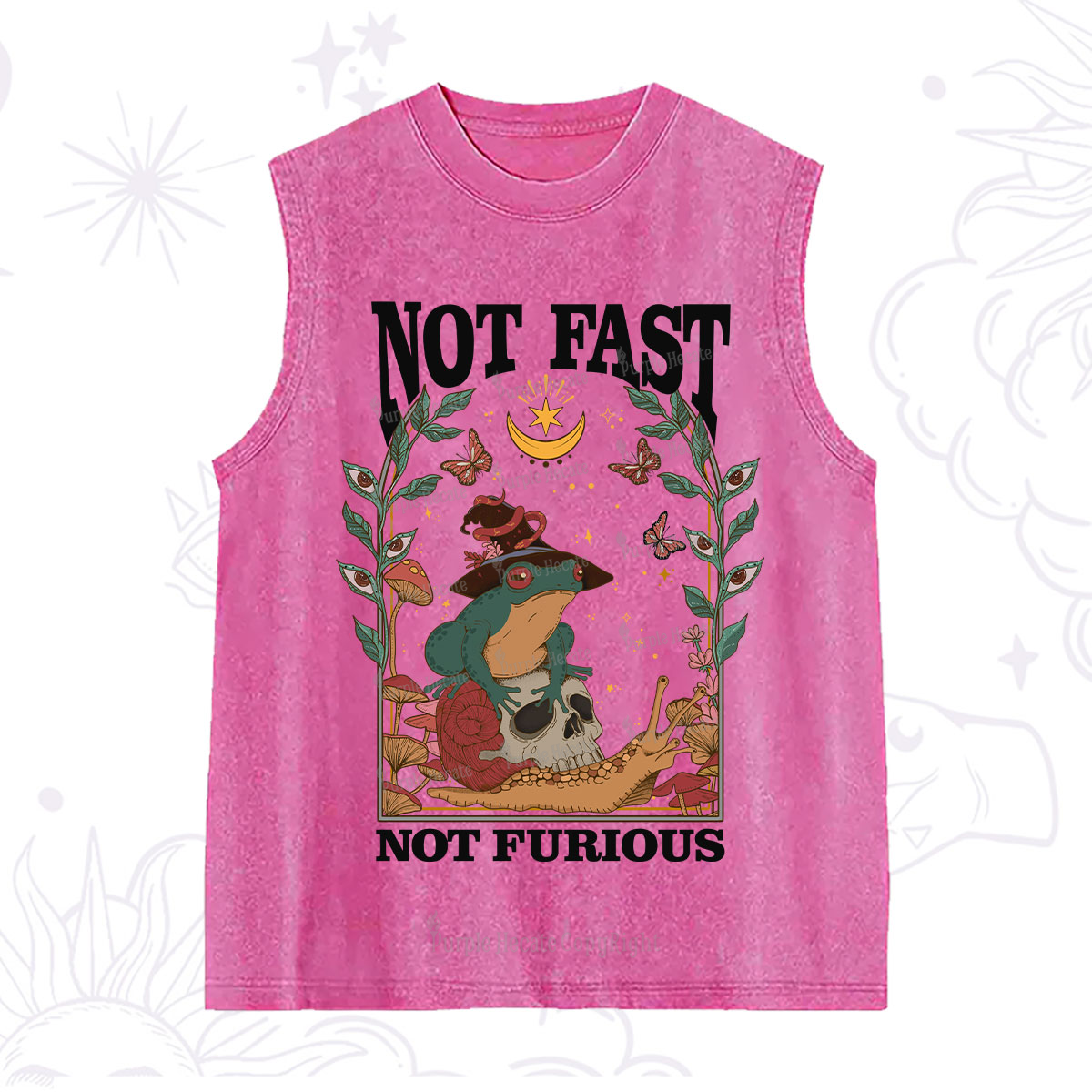 Purplehecate Not Fast Not Furious Washed Tank
