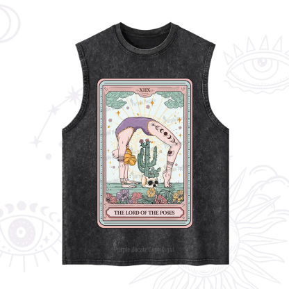 Purplehecate The Lord Of The Poses Tarot Washed Tank