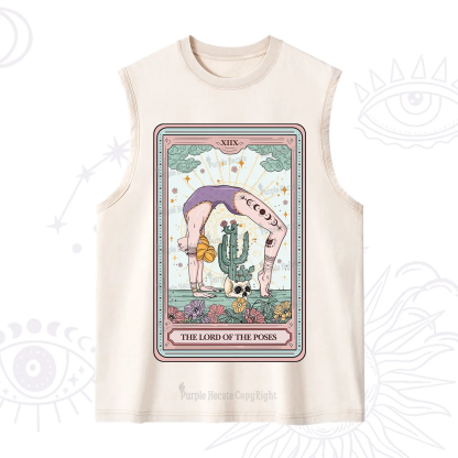 Purplehecate The Lord Of The Poses Tarot Washed Tank