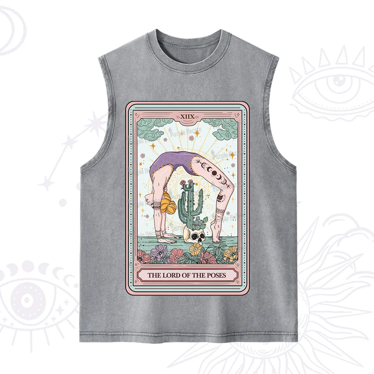 Purplehecate The Lord Of The Poses Tarot Washed Tank