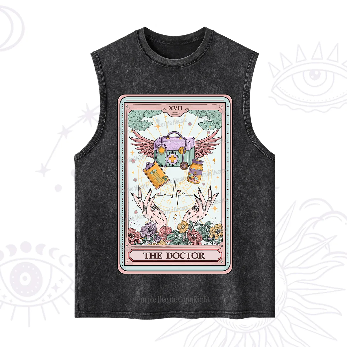 Purplehecate The Doctor Tarot Washed Tank