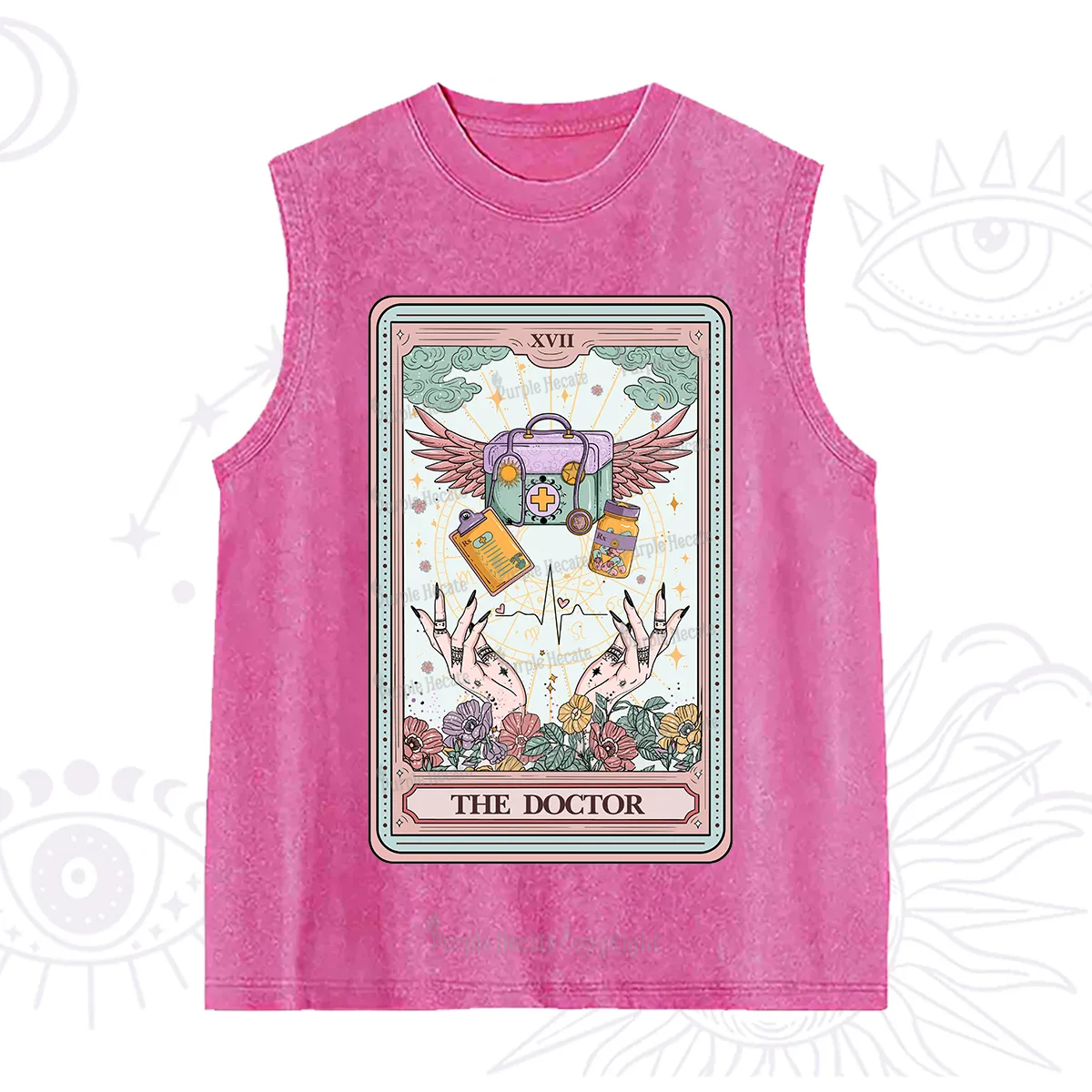 Purplehecate The Doctor Tarot Washed Tank